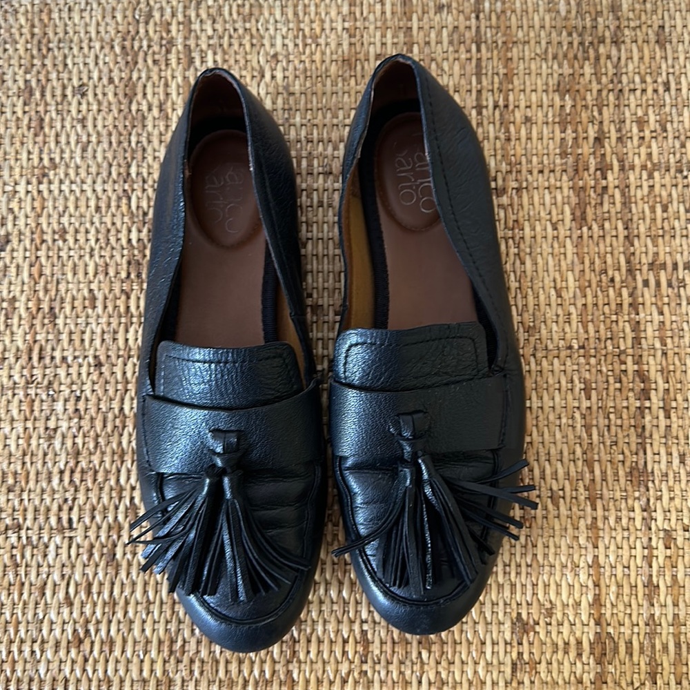 Leather Tassel Loafers